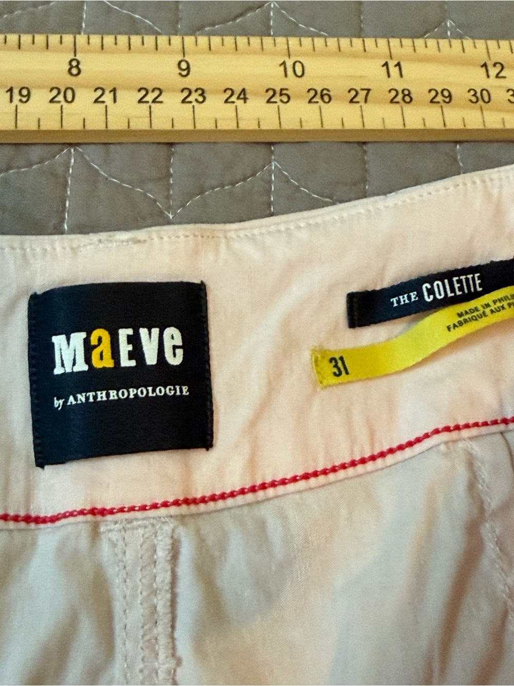 Anthropologie’s Maeve The Colette Soft Pink Wide-Leg Cropped Pants - Picture 9 of 11